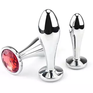 Anal Butt Plug, 3Pcs Set Safety Metal Anal Butt Plug Sex Toy with Crystal Diamond Beginner Anal Toy for Adult Unisex (Blue) Anal Butt Plug, 3Pcs Set Safety Metal Anal Butt Plug Sex Toy with Crystal Diamond Beginner Anal Toy for Adult Unisex (Blue)