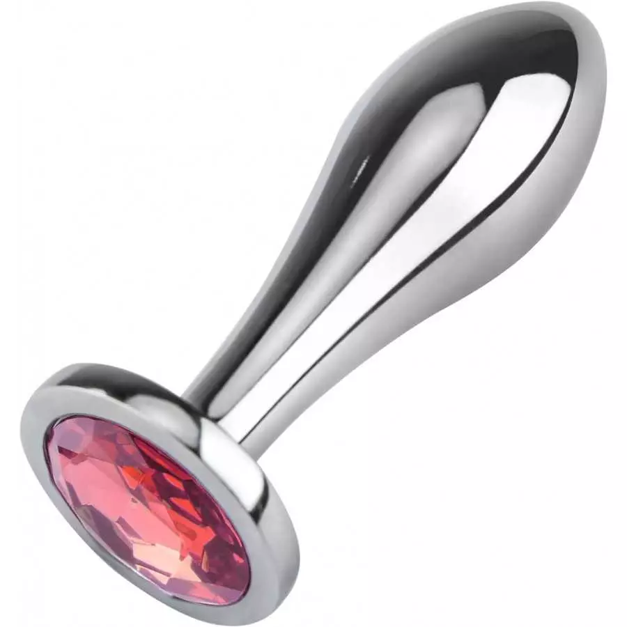 Anal Butt Plug, 3Pcs Set Safety Metal Anal Butt Plug Sex Toy with Crystal Diamond Beginner Anal Toy for Adult Unisex (Blue)