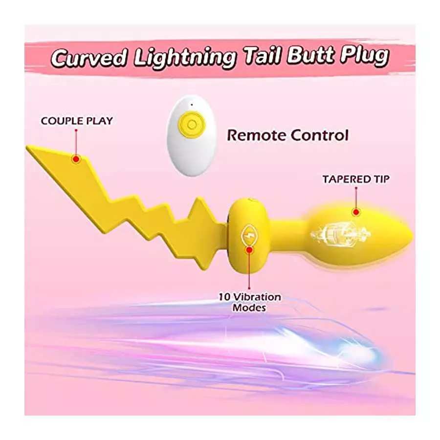 Vibrating Butt Plug, Joyoxia Prostate Massager with Remote Control Anal Plug, 10 Vibration Modes, Anal Sex Vibrator, Adult Toys 