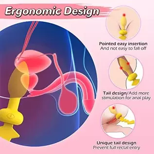 Vibrating Butt Plug, Joyoxia Prostate Massager with Remote Control Anal Plug, 10 Vibration Modes, Anal Sex Vibrator, Adult Toys Vibrating Butt Plug, Joyoxia Prostate Massager with Remote Control Anal Plug, 10 Vibration Modes, Anal Sex Vibrator, Adult Toys