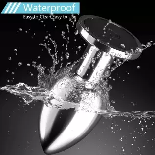 Vibrating Butt Plug Rechargeable Vibrating Anal Plug Prostate Massager with 10 Modes Stainless Steel Butt Plug Fetish Bondage An Vibrating Butt Plug Rechargeable Vibrating Anal Plug Prostate Massager with 10 Modes Stainless Steel Butt Plug Fetish Bondage An