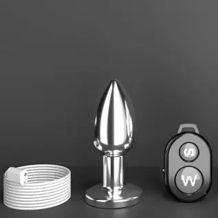 Vibrating Butt Plug Rechargeable Vibrating Anal Plug Prostate Massager with 10 Modes Stainless Steel Butt Plug Fetish Bondage An Vibrating Butt Plug Rechargeable Vibrating Anal Plug Prostate Massager with 10 Modes Stainless Steel Butt Plug Fetish Bondage An