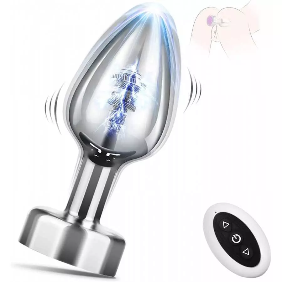 Vibrating Anal Plug, Kushor Stainless Steel Anal Vibrator with 7 Vibration Modes, Anal Sex Toys Vibrating Butt Plug, Butt Plugs Vibrating Anal Plug, Kushor Stainless Steel Anal Vibrator with 7 Vibration Modes, Anal Sex Toys Vibrating Butt Plug, Butt Plugs