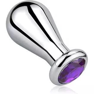 Stainless Steel Big Anal Plug Bulb Shape Jewelry Butt Plug Trainer Set Anal Massager Sex Toy for Men Women (M)