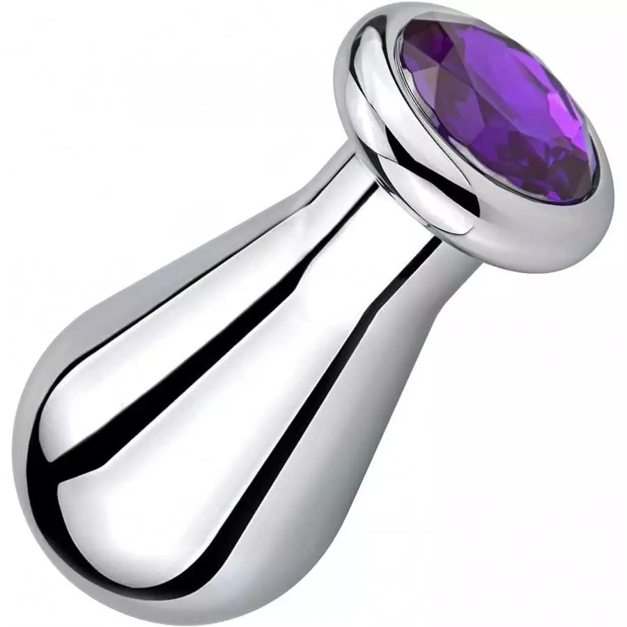 Stainless Steel Big Anal Plug Bulb Shape Jewelry Butt Plug Trainer Set Anal Massager Sex Toy for Men Women (M)