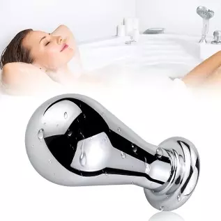 Stainless Steel Big Anal Plug Bulb Shape Jewelry Butt Plug Trainer Set Anal Massager Sex Toy for Men Women (M) Stainless Steel Big Anal Plug Bulb Shape Jewelry Butt Plug Trainer Set Anal Massager Sex Toy for Men Women (M)