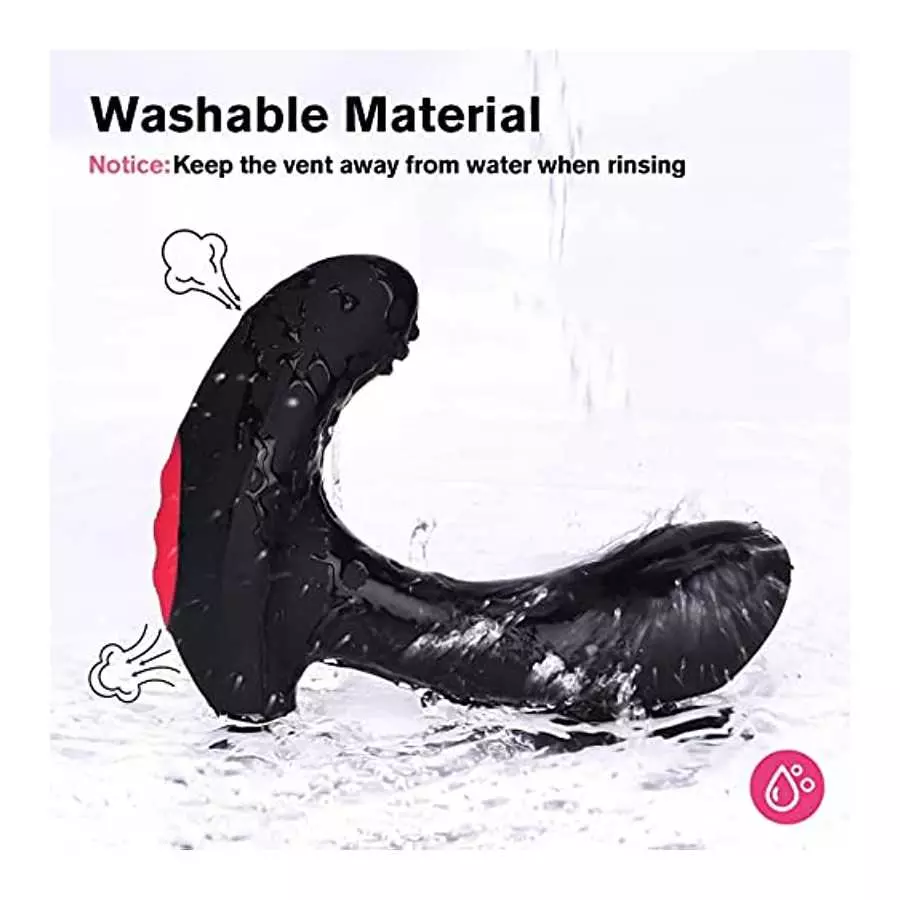 Anal Vibrator Inflatable Butt Plug - Remote Control Prostate Massager with Automatic Inflation and 10 Vibrating Modes for Adult 