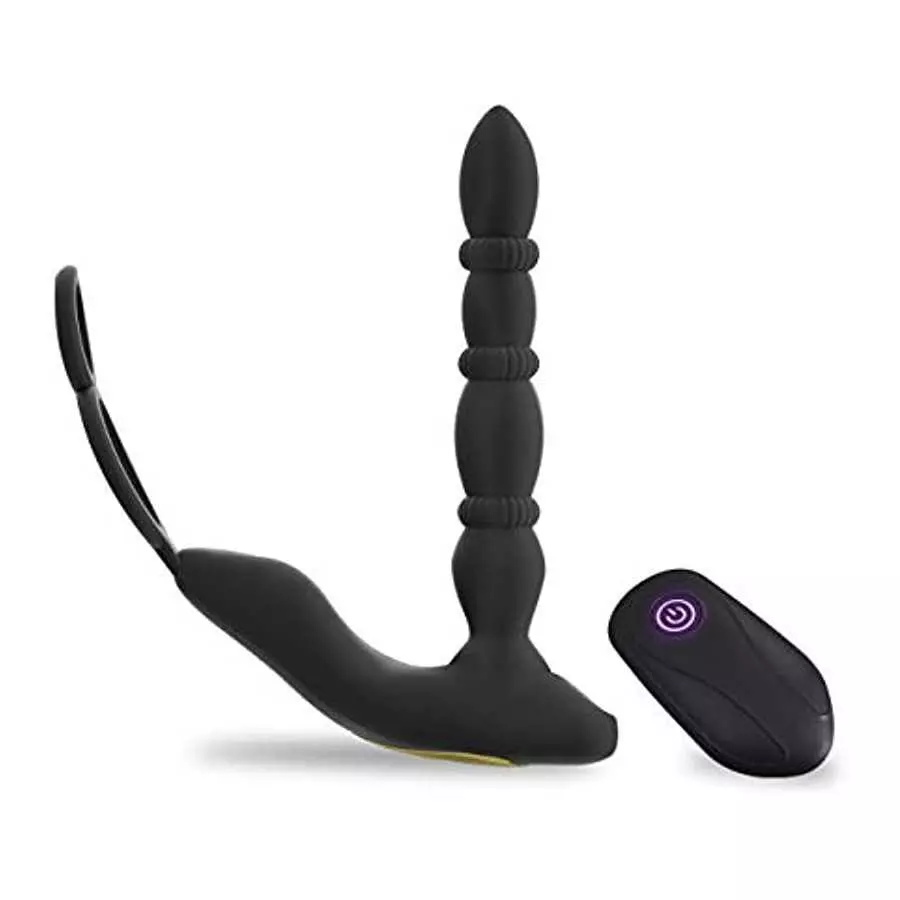 Prostate Massager Anal Vibrator, 10 Vibrating Modes with Heating Function, Cock Ring Anal Plug Anal Sex Toy P Sport Massager for Prostate Massager Anal Vibrator, 10 Vibrating Modes with Heating Function, Cock Ring Anal Plug Anal Sex Toy P Sport Massager for