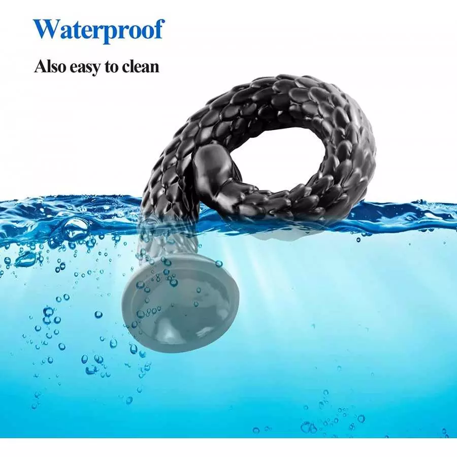 Super Long Anal ES Plug, 22.83" Big Snake Butt Plug G spot Prostate Massage Sex Toys for Men,Women,Black