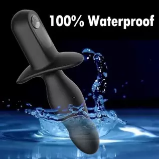 Vibrating Anal Plug with Anal Beads - Butt Plug Sex Toy with Safety Handle for Male Prostate Massager, 10 Powerful Vibration Sof Vibrating Anal Plug with Anal Beads - Butt Plug Sex Toy with Safety Handle for Male Prostate Massager, 10 Powerful Vibration Sof