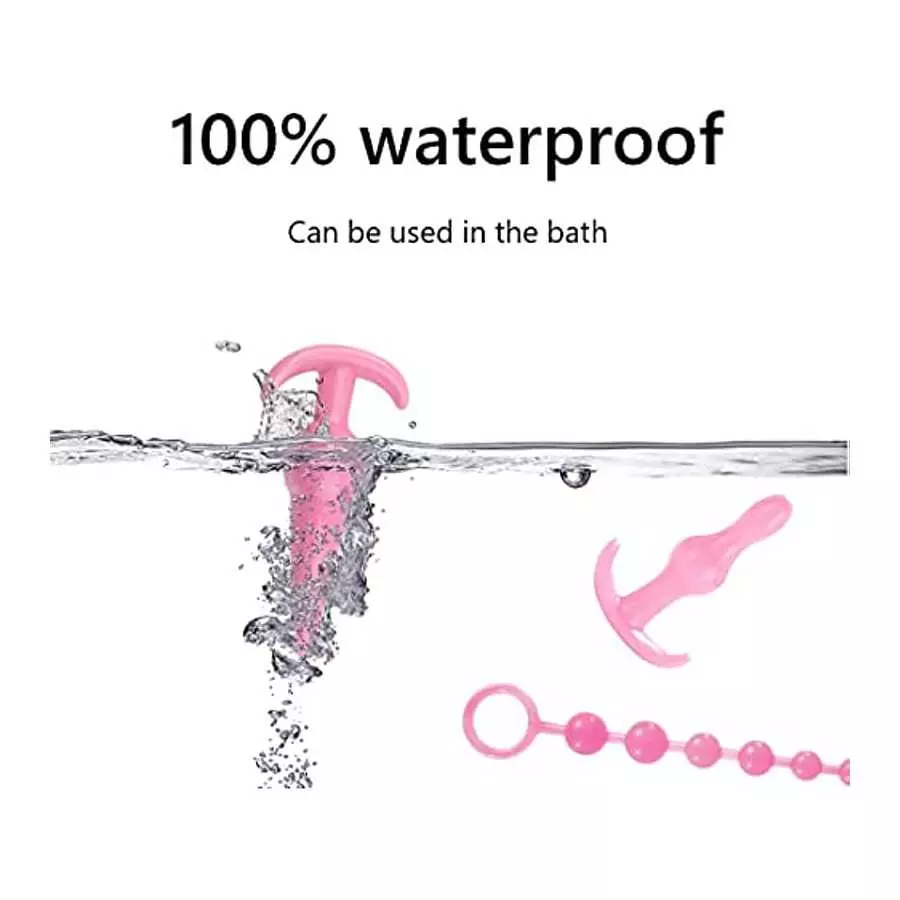 Plastic Anal Plug Trainer Kit for Comfortable Long-Term Wear Anal Trainer Set to Advanced Player Adult Anal Training Toy Sex Toy