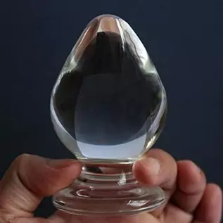 Romi Extra Large Glass Butt Plug 2.3 X 4.13 Inch,g-spot Crystal Anal Plug Bum Plug Titanmen Master Tool Pleasure Bomb Plug Heavy Romi Extra Large Glass Butt Plug 2.3 X 4.13 Inch,g-spot Crystal Anal Plug Bum Plug Titanmen Master Tool Pleasure Bomb Plug Heavy