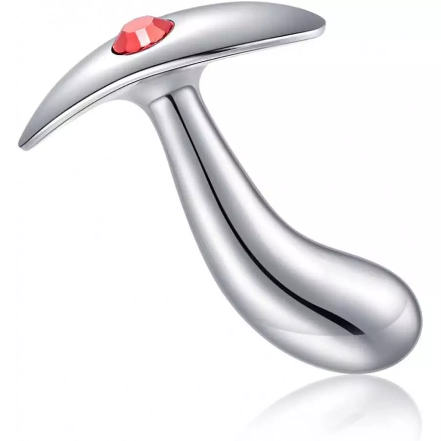 Butt Plug Trainer Kit with Flared Base Metal Anal Plugs Prostate Massage Temperature Stimulation Adult Sex Toys for Men Women