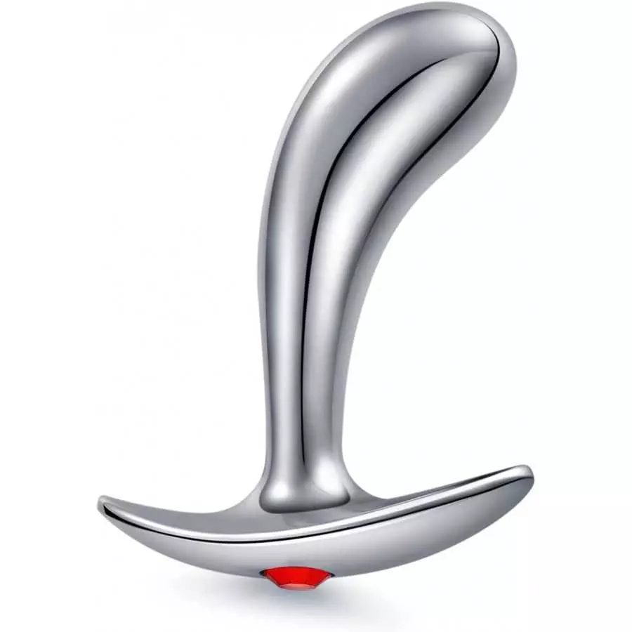 Butt Plug Trainer Kit with Flared Base Metal Anal Plugs Prostate Massage Temperature Stimulation Adult Sex Toys for Men Women