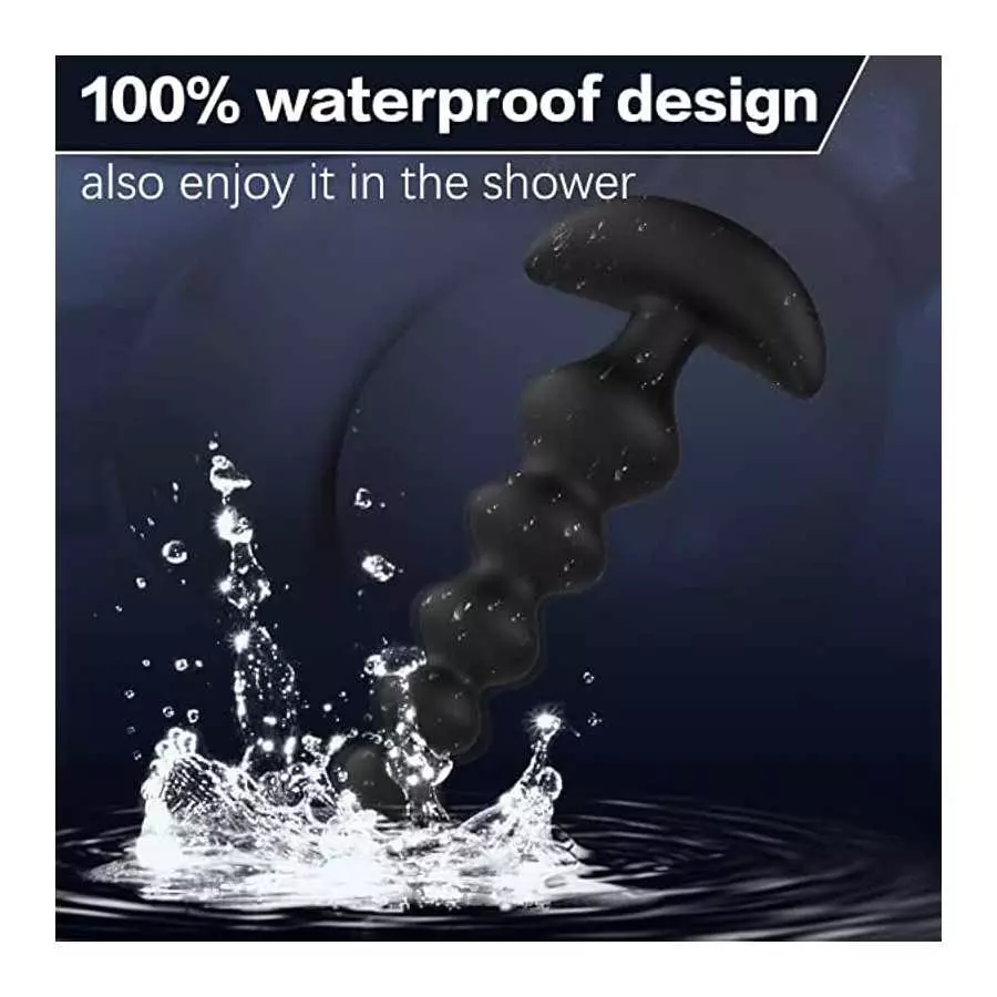 Vibrating Anal Plug, Dovelo Prostate Massager Anal Strong Vibrator 16 Vibration Modes Anal Sex Toy with Remote Control, Vibratin