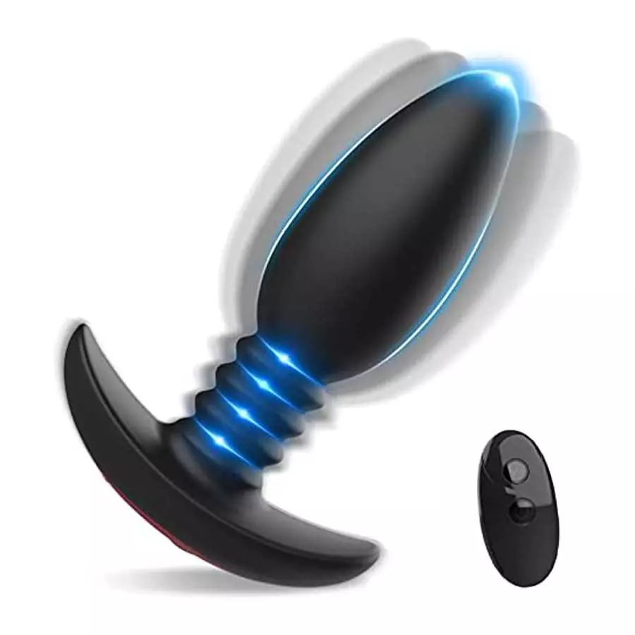 Prostate Massager Anal Vibrator, Anal Plug Vibrating with 10 Vibration Modes, Remote Control Anal Dildo Butt Plug, P Spot Massag Prostate Massager Anal Vibrator, Anal Plug Vibrating with 10 Vibration Modes, Remote Control Anal Dildo Butt Plug, P Spot Massag