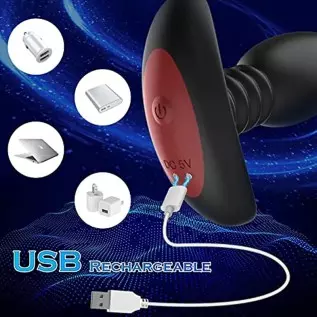 Prostate Massager Anal Vibrator, Anal Plug Vibrating with 10 Vibration Modes, Remote Control Anal Dildo Butt Plug, P Spot Massag Prostate Massager Anal Vibrator, Anal Plug Vibrating with 10 Vibration Modes, Remote Control Anal Dildo Butt Plug, P Spot Massag
