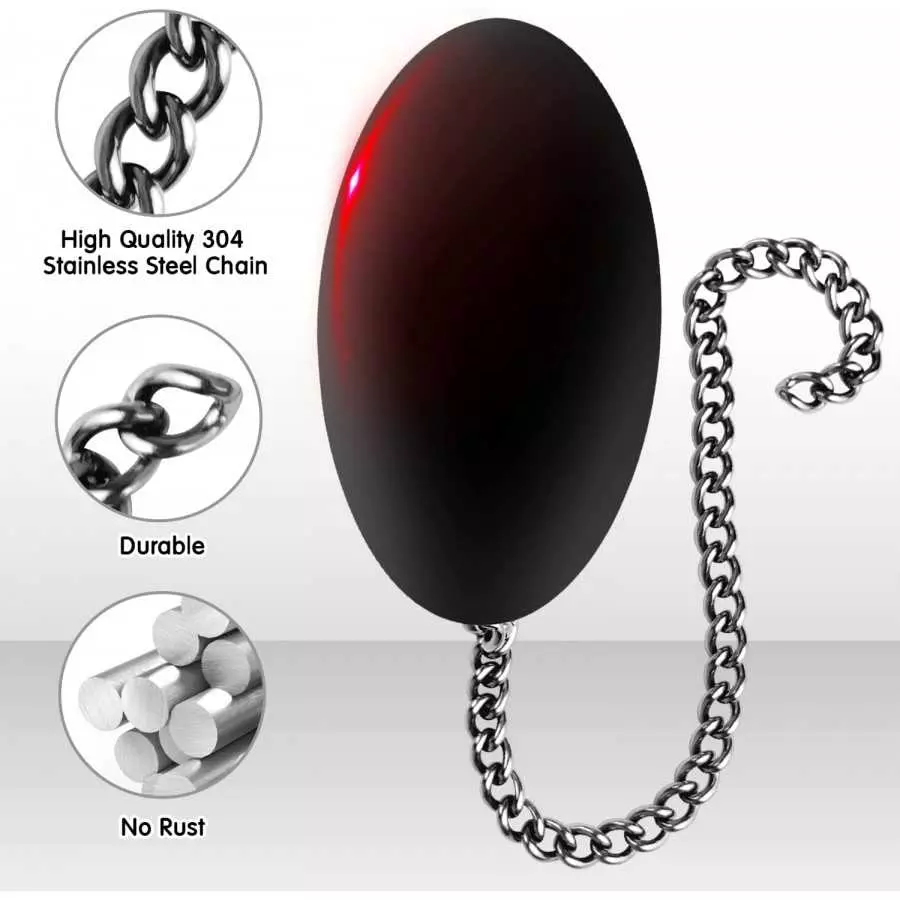 Anal Plug with Chain, Big Anal Toys, Big Anal Sex Toys, Large Silicone Buttplug, Big Anal Trainer Training, Large Butt Plug, Big