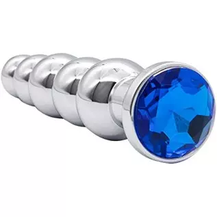 Anal Plug Gem Anal Beads - 5 Beads Metal Butt Plug Pleasure Wand Anal Sex Toys for Men and Women Romi Anal Plug Gem Anal Beads - 5 Beads Metal Butt Plug Pleasure Wand Anal Sex Toys for Men and Women Romi