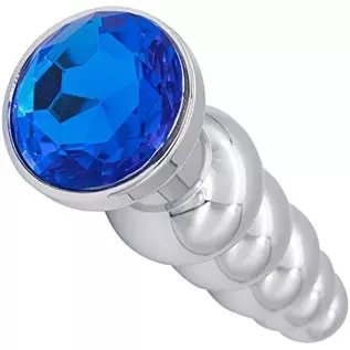 Anal Plug Gem Anal Beads - 5 Beads Metal Butt Plug Pleasure Wand Anal Sex Toys for Men and Women Romi Anal Plug Gem Anal Beads - 5 Beads Metal Butt Plug Pleasure Wand Anal Sex Toys for Men and Women Romi