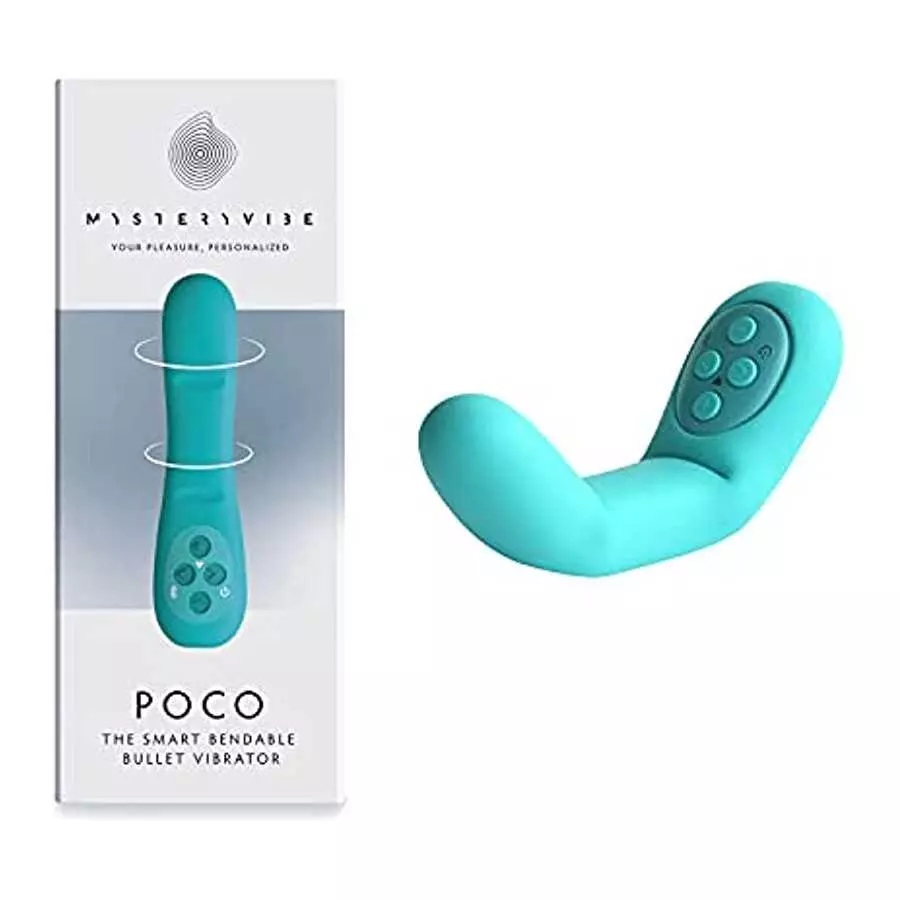 MysteryVibe Poco, The Targeted G-Spot Vibrator That Fits in Your Palm, Bendable Stimulator, 8 Preset Vibes, 16 Intensities, Part MysteryVibe Poco, The Targeted G-Spot Vibrator That Fits in Your Palm, Bendable Stimulator, 8 Preset Vibes, 16 Intensities, Part