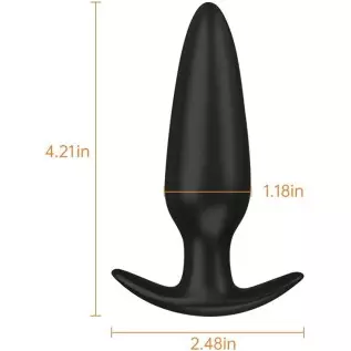 G-spot Anal Vibrator Prostate Massager, Silicone Rechargeable Wearable Anal Vibrator with Remote Control 10 Vibration Modes Wate