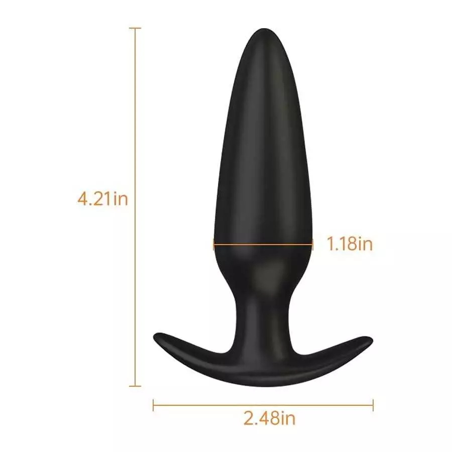 G-spot Anal Vibrator Prostate Massager, Silicone Rechargeable Wearable Anal Vibrator with Remote Control 10 Vibration Modes Wate