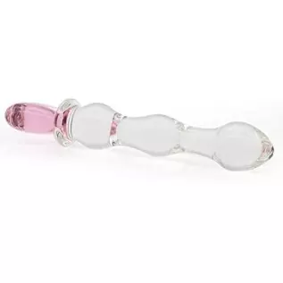 FST Glass Dildo Butt Plug, Glass Pleasure Wand, Heart Shape Crystal Massager Anal Sex Toys for Women Men Couple FST Glass Dildo Butt Plug, Glass Pleasure Wand, Heart Shape Crystal Massager Anal Sex Toys for Women Men Couple