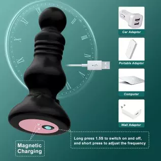 Prostate Massager Rose Anal Vibrator Dildo Sex Toys for Men Butt Plug 10 Vibration Modes Anal Plug Vibrator Dildo with Remote Vi Prostate Massager Rose Anal Vibrator Dildo Sex Toys for Men Butt Plug 10 Vibration Modes Anal Plug Vibrator Dildo with Remote Vi