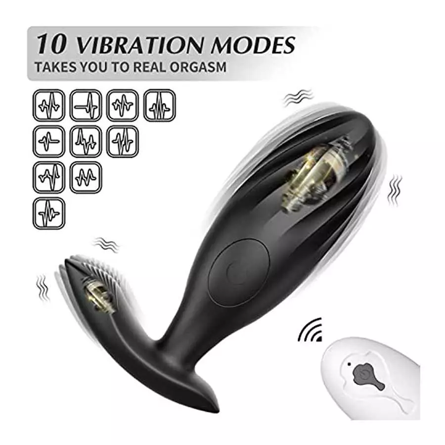 Sex Toys for Women's Sex Vibrating - Remote Control Anal Plugs Vibrators for Men's & Women’s Butt,Prostate Massager for Male & F