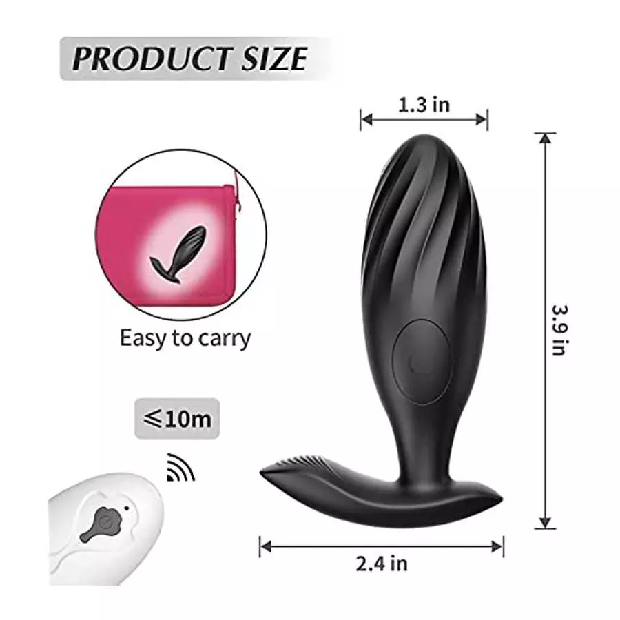 Sex Toys for Women's Sex Vibrating - Remote Control Anal Plugs Vibrators for Men's & Women’s Butt,Prostate Massager for Male & F