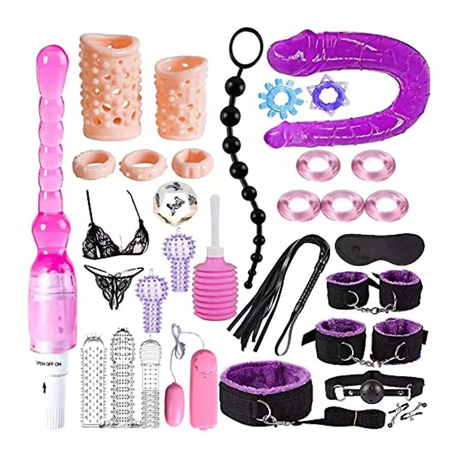 BOXIFA 31Pcs Bondage Restraint Vibrator Silicone Anal Plug Sex Toys for Butt Plug 111 BOXIFA 31Pcs Bondage Restraint Vibrator Silicone Anal Plug Sex Toys for Butt Plug 111