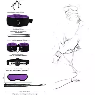 BOXIFA 31Pcs Bondage Restraint Vibrator Silicone Anal Plug Sex Toys for Butt Plug 111