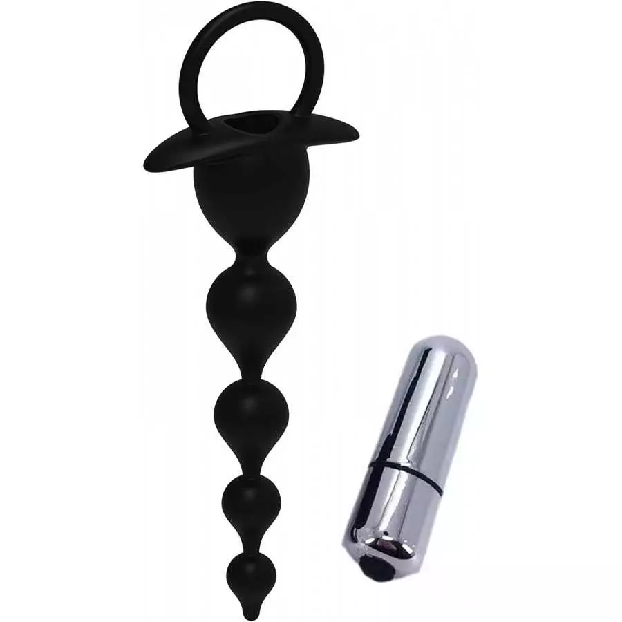 Anal Sex Toys, Prostate Massager with 10 Vibration Modes for Male Pleasure, Remote Controlled Clitoris G Spot Stimulator Adult S