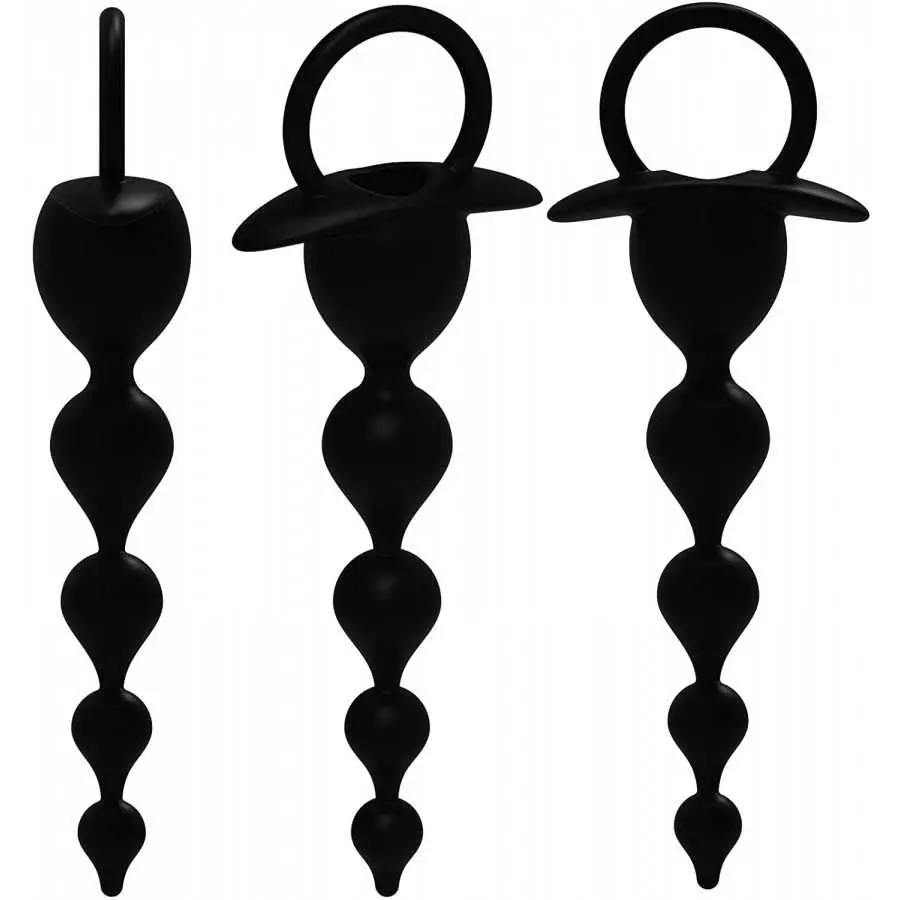 Anal Sex Toys, Prostate Massager with 10 Vibration Modes for Male Pleasure, Remote Controlled Clitoris G Spot Stimulator Adult S