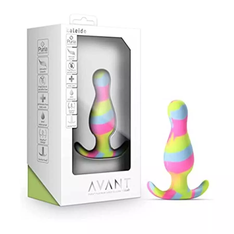 Blush Avant Kaleido Anal Plug - Tapered Head for Easy Insertion - Platinum Cured Puria Silicone - Ultrasilk Smooth - Anchortech Blush Avant Kaleido Anal Plug - Tapered Head for Easy Insertion - Platinum Cured Puria Silicone - Ultrasilk Smooth - Anchortech