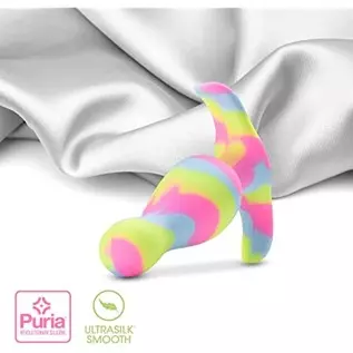 Blush Avant Kaleido Anal Plug - Tapered Head for Easy Insertion - Platinum Cured Puria Silicone - Ultrasilk Smooth - Anchortech 