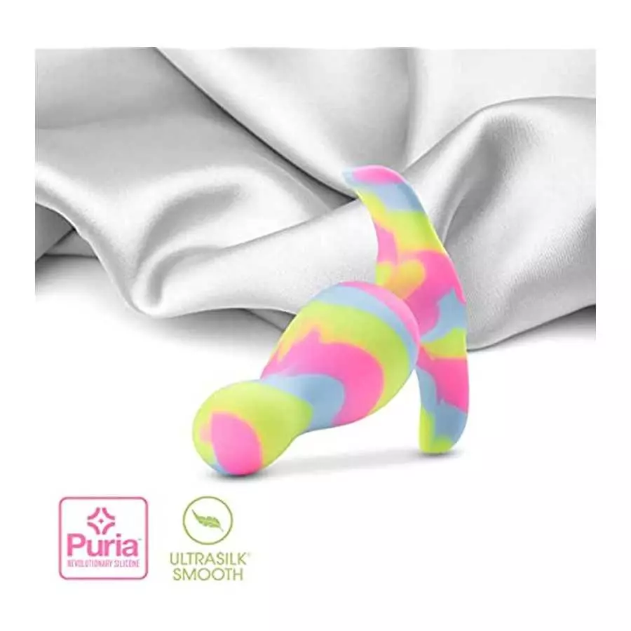Blush Avant Kaleido Anal Plug - Tapered Head for Easy Insertion - Platinum Cured Puria Silicone - Ultrasilk Smooth - Anchortech 