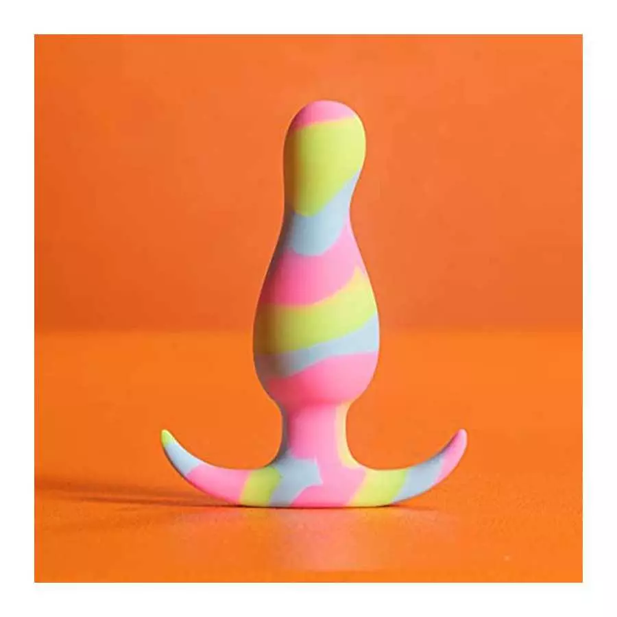 Blush Avant Kaleido Anal Plug - Tapered Head for Easy Insertion - Platinum Cured Puria Silicone - Ultrasilk Smooth - Anchortech 