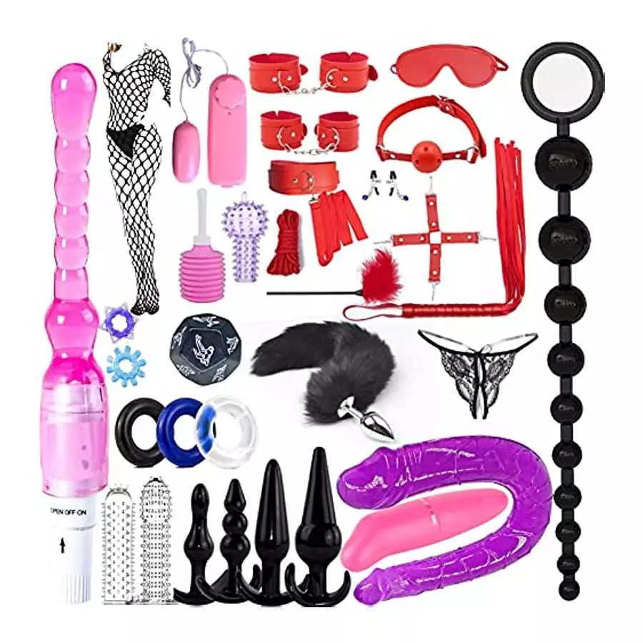 BOXIFA 32Pcs SM Bondage Restraint Vibrator Silicone Anal Plug Dildo Sex Toys for Butt Plug 111 BOXIFA 32Pcs SM Bondage Restraint Vibrator Silicone Anal Plug Dildo Sex Toys for Butt Plug 111