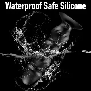 Vibrating Anal Beads Butt Plug, Prostate Massager Anal Vibrator with 10 Vibration Modes, Remote Control Flexible Silicone Rechar