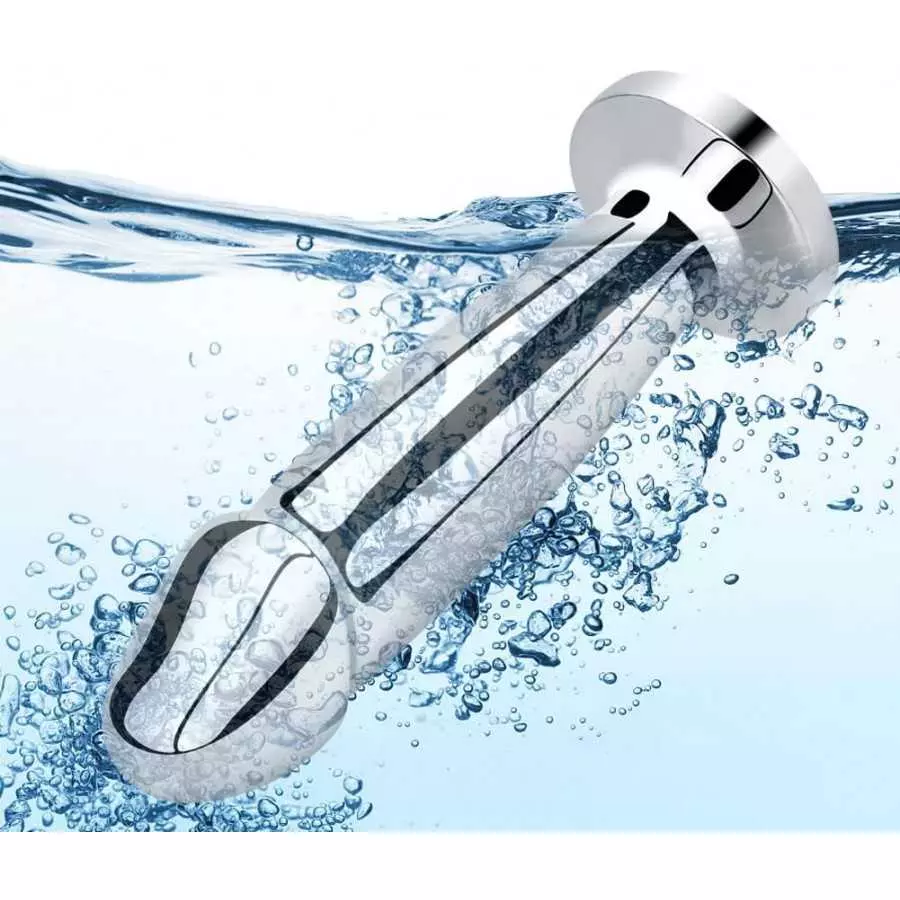 Vibrating Anal Plug Dildo with Remote Control, Rechargeable Metal Butt Plug Prostate Massager with 10 Modes, Magnetic Suction Ch