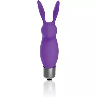 Sexy, Kinky Gift Set Bundle of Massive The Grip Cock-in-Hand Dildo and Icon Brands Silibuns, Silicone Bunny Bullet, Purple