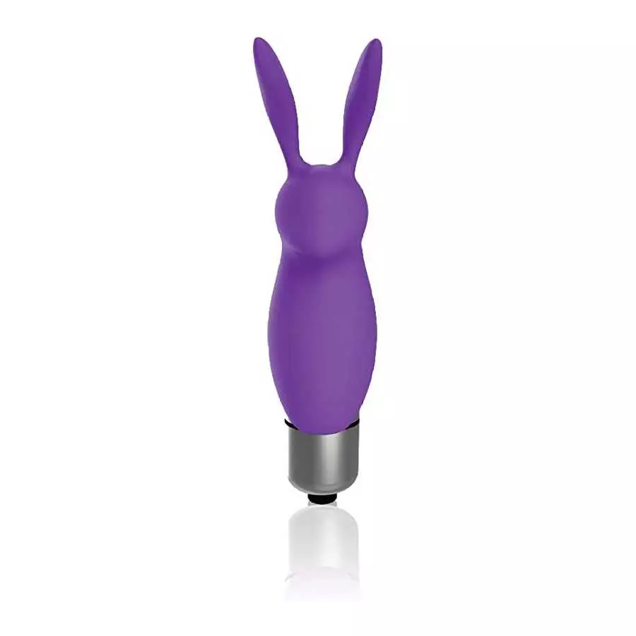 Sexy, Kinky Gift Set Bundle of Massive The Grip Cock-in-Hand Dildo and Icon Brands Silibuns, Silicone Bunny Bullet, Purple