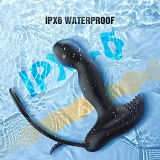 Prostate Massager Anal Plug Vibrator - Anal Sex Toys with Dual Cock Ring, Anus Stimulator Butt Plug with 7 Vibrating Modes Remot Prostate Massager Anal Plug Vibrator - Anal Sex Toys with Dual Cock Ring, Anus Stimulator Butt Plug with 7 Vibrating Modes Remot