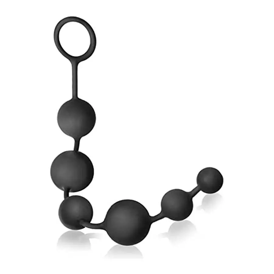 Anal Beads for Men/Women - 100% Silicone with Gradual Size Increase & Safe Pull Ring - Easy to Clean Anal Toys, BPA & Phthalate Anal Beads for Men/Women - 100% Silicone with Gradual Size Increase & Safe Pull Ring - Easy to Clean Anal Toys, BPA & Phthalate