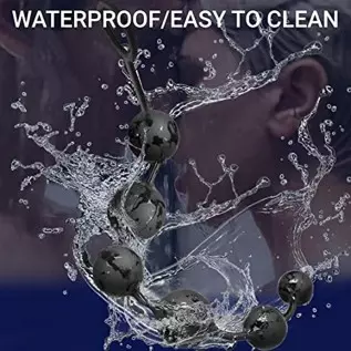 Anal Beads for Men/Women - 100% Silicone with Gradual Size Increase & Safe Pull Ring - Easy to Clean Anal Toys, BPA & Phthalate 