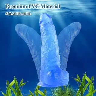 7.3 Inch Small Silicone Dildos with Suction, Soft Anal Sex Toys for Women, Men