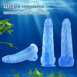 7.3 Inch Small Silicone Dildos with Suction, Soft Anal Sex Toys for Women, Men