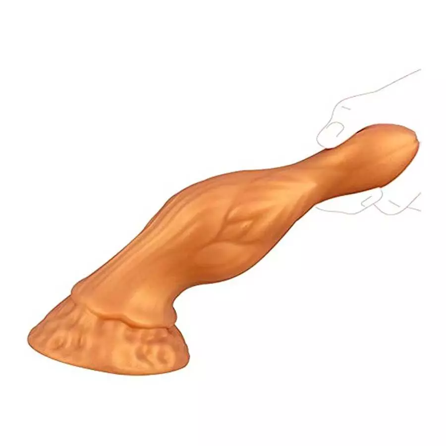 Anal Plugs Stimulator Adult Sex Toys with Strong Suction Cup for Hands-Free Play, Liquid Silicone Butt Plug Realistic Dildo Vagi